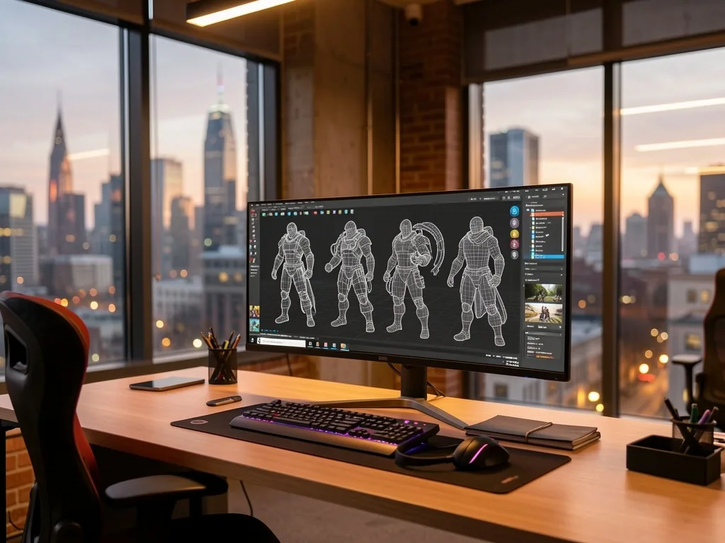Falquimeris Studio workspace